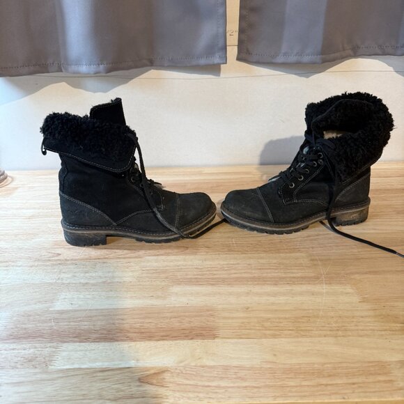 Womens Winter Burnie Dress Lace-up Lined Boot - Picture 2 of 6